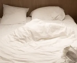 This is why you shouldn't make your bed in the morning