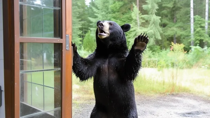 Bear Waves To Family Every Morning - One Day Dad Follows Him And Makes A Strange Discovery