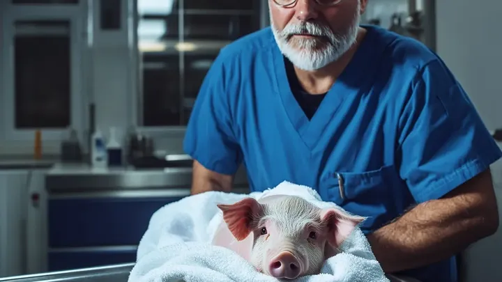 Man Finds A Pig Freezing During A Snowstorm—But He Then Discovers That It Wasn’t Alone