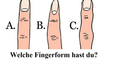 Welche Form haben deine Finger? Das sagt es über deine Persönlichkeit.