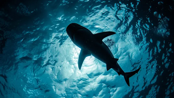 巨大クジラがダイバーを放っておかない - その時、彼女は恐るべき理由に気づく