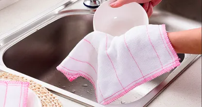Neues Geschirrtuch oder Handtuch gekauft? So absorbieren sie direkt!