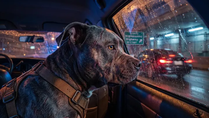 Das Personal erstarrt vor Schreck, als ein Pitbull das Krankenhaus betritt und dabei Folgendes bei sich trägt…