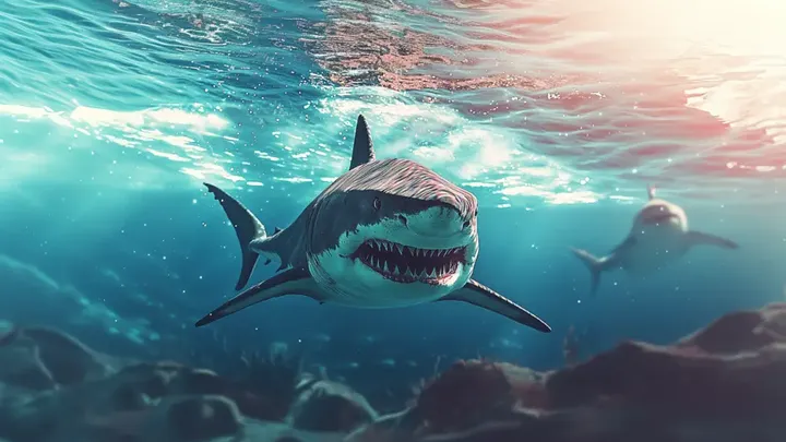 Filmato ritrovato: Un marine si trova faccia a faccia con una creatura gigante sott'acqua