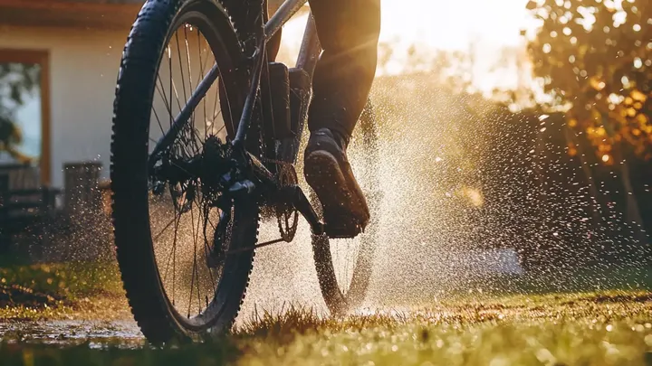Um aposentado estava cansado dos ciclistas que passavam pelo seu quintal - então ele projetou a armadilha perfeita