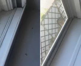 Dirty window frames? With this trick you'll clean them in a jiffy!
