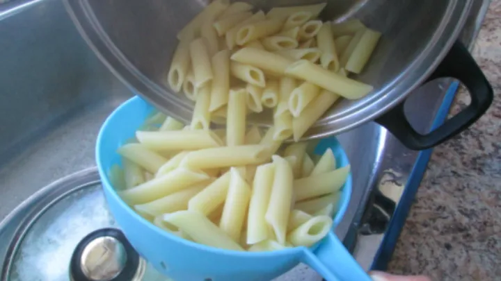 What?! THIS is how you are meant to use a colander! We had no clue!