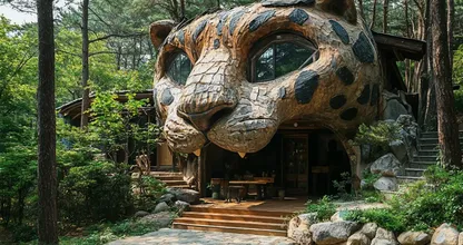 Inside South Korea's Tiger Forest Home: Nature Meets Myth in Stunning Design!