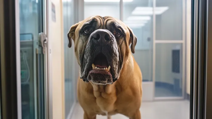 El personal se queda helado cuando un perro entra en el hospital con este..