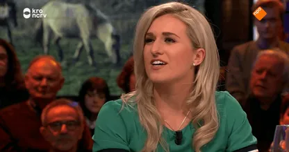 Serieuze Britt Dekker bij 'Jinek': actie om dieren te redden krijgt daverend applaus van publiek