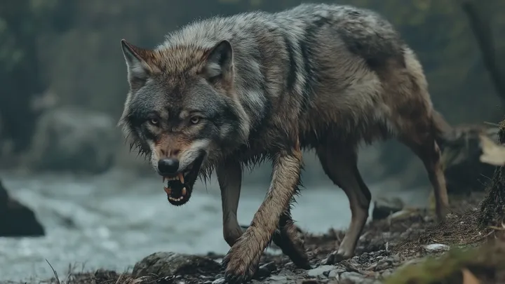 Lobo se recusa a se mover - veterinário fica chocado ao descobrir o verdadeiro motivo