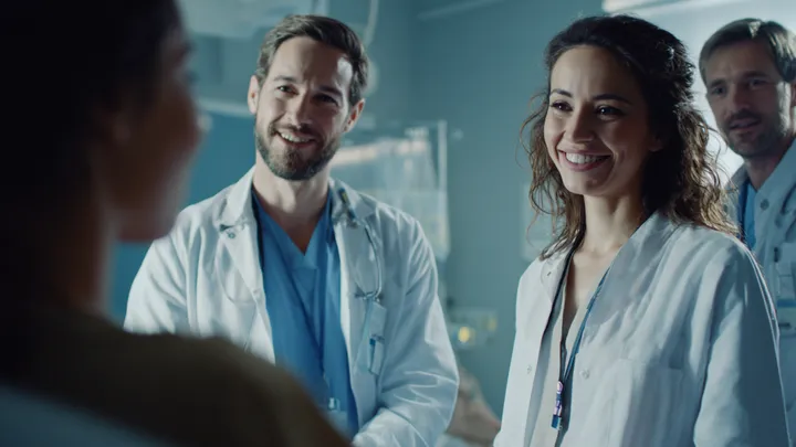 A mãe não faz ideia de por que os médicos pedem para o pai ir embora - ela está aterrorizada com o que aparece..