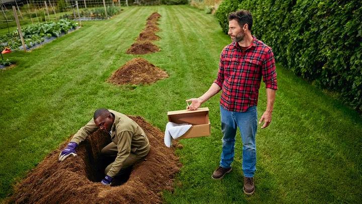 Maulwurf gräbt immer wieder den Garten eines Mannes um - aber der wahre Grund lässt ihn zu Hilfe eilen