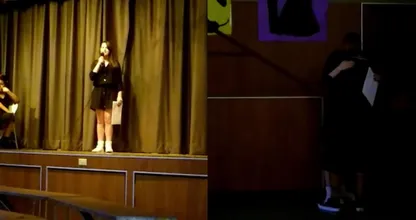 Tranentrekker: dit meisje vraagt tijdens talentenjacht of haar stiefvader haar wil adopteren