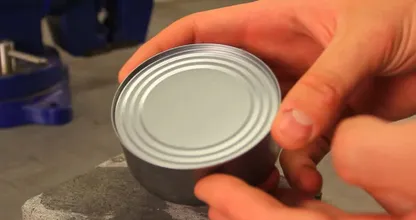 É bom saber: Como abrir uma lata sem um abridor de latas