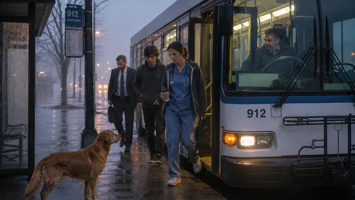 Cão espera no ponto de ônibus todos os dias - Motorista de ônibus finalmente descobre o motivo comovente