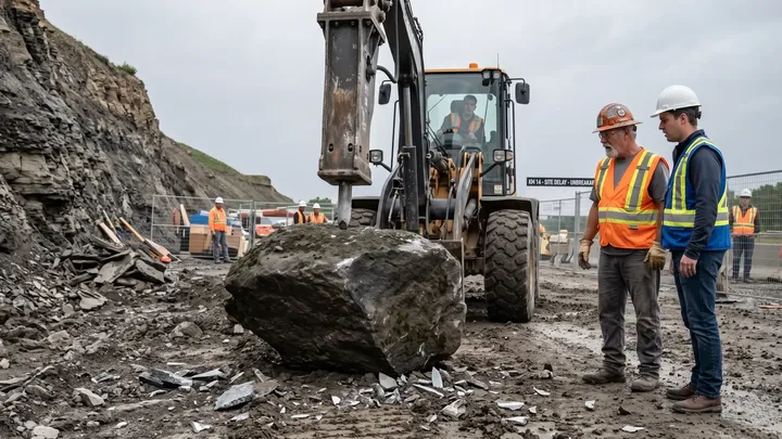 Hij stuitte op iets onder de grond dat zijn graafmachine van 40 ton deed schokken — wat erin bevroren zat, liet iedereen sprakeloos achter