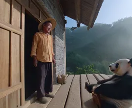 Panda Knocks on Farmer’s Door – He Follows It Into the Forest and Finds Something Unbelievable