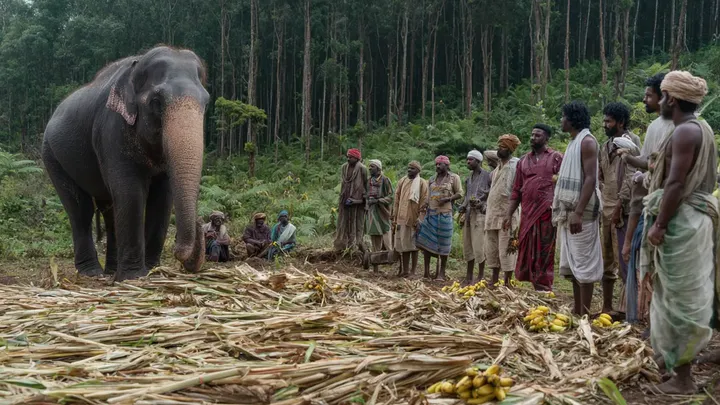Lone Elephant Bellows In The Forest For Hours — When Villagers Discover Why, They Realize It’s Worse Than It Seems 