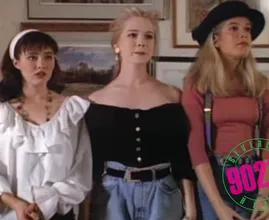Dit zijn de eerste beelden van de Beverly Hills 90210-cast reünie