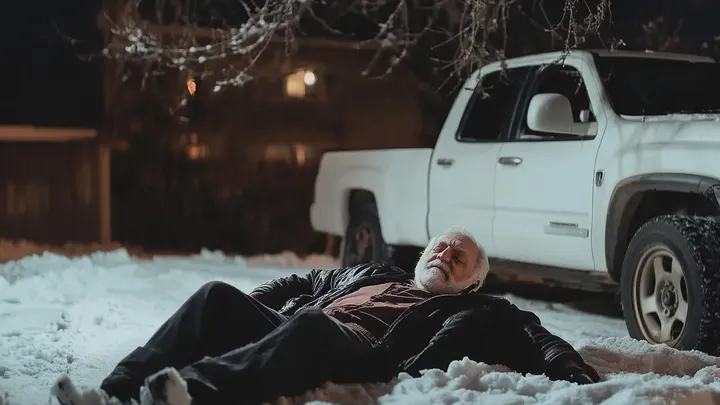 Un hombre encuentra a un cerdo congelándose durante una tormenta de nieve, pero luego descubre que no estaba solo
