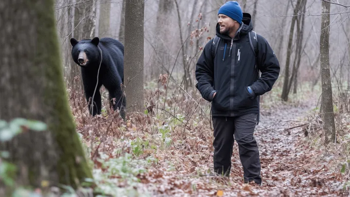 Bear Waves To Family Every Morning - One Day Dad Follows Him And Makes A Strange Discovery