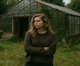 She Lives Inside an Abandoned Greenhouse - No One Knew Until Now