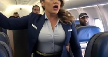 Stewardess ziet echtgenoot in het vliegtuig, maar merkt dan schokkende detail op