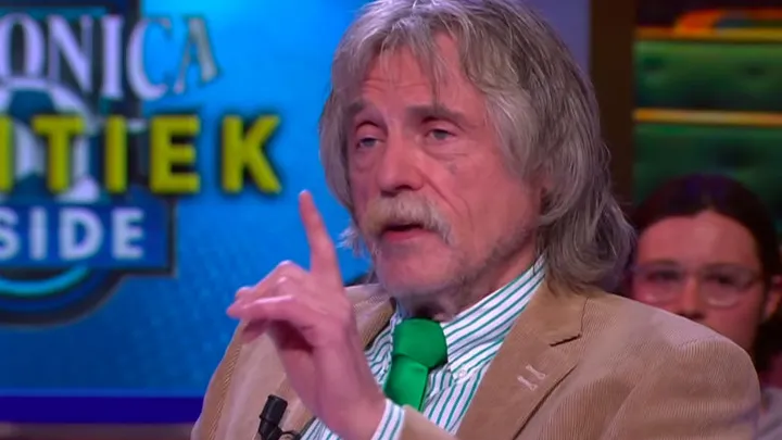 Johan Derksen in het ziekenhuis na val van trap