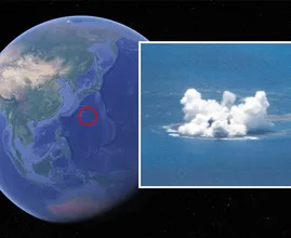This was supposed to be an empty stretch of ocean… But then how do you explain THIS? 