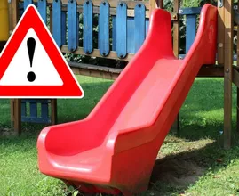 Eltern aufgepasst: Lasst eure Kinder bei heißem Wetter nicht rutschen