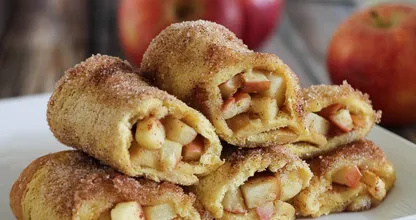 So machst du die leckersten Apfeltorte-Röllchen innerhalb von nur ein paar Minuten!