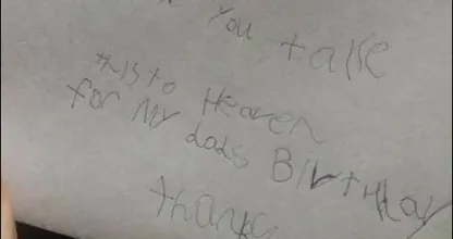 Jongetje (7) stuurt brief naar zijn vader in de hemel en krijgt hartverwarmend antwoord van postbode