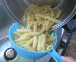What?! THIS is how you are meant to use a colander! We had no clue!