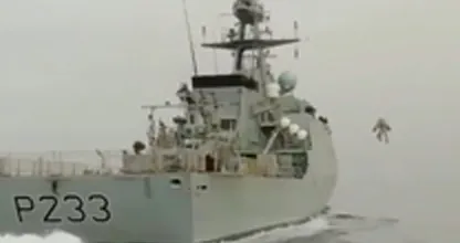 Sailors couldn’t believe their eyes when they saw this figure flying towards them