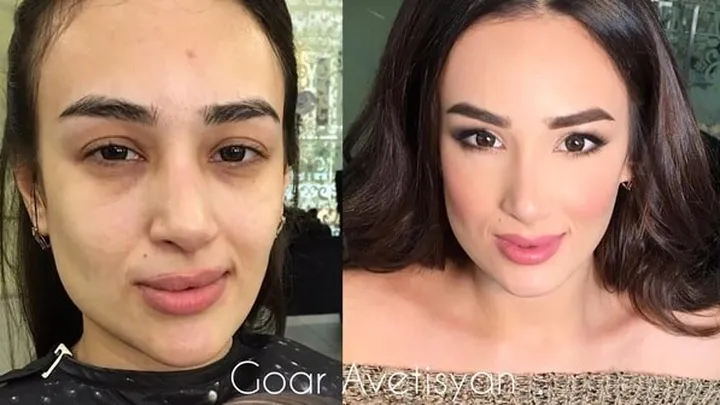 Dit moet je even zien, deze vrouw kan toveren met Make-up! Dit wil elke vrouw toch?