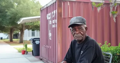 From the outside it looks like any old shipping container, but wait until you see the inside!