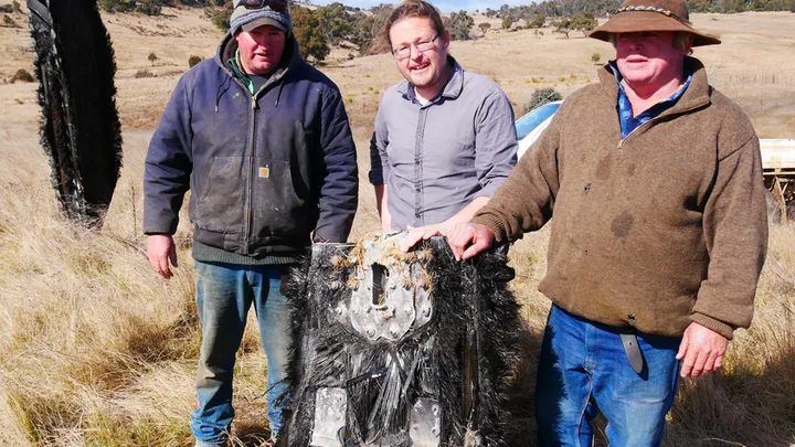A Mysterious Large Object From Outer Space Crashed On A Sheep Farm In Australia 