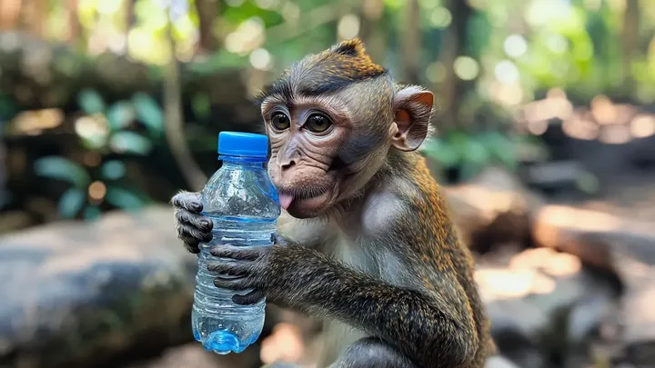 Monkey Drags Away Kitten - Owner Is Shocked To Uncover The Truth
