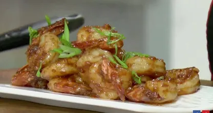 Rezept: knusprige Garnalen in Hoisinsoße. 10 Minuten und fertig!