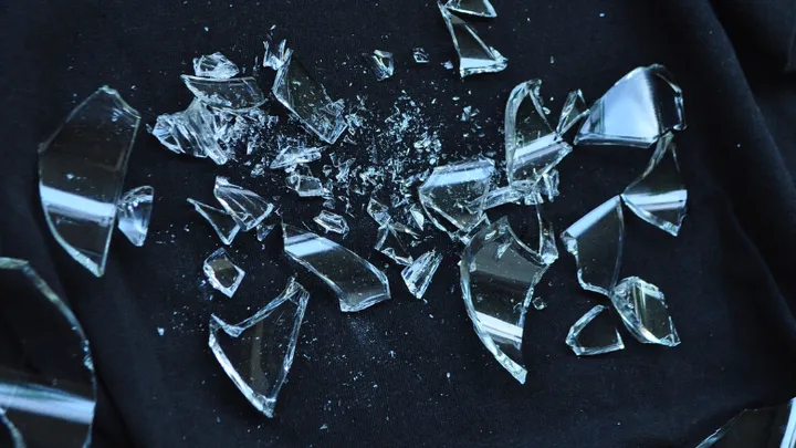 Learn how to safely clean up broken glass