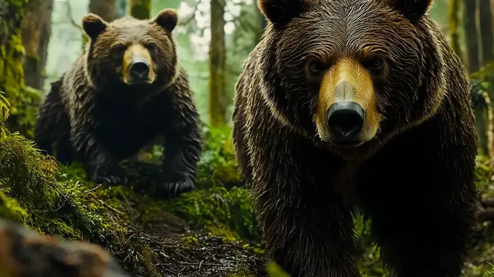 Zwei Bären trieben sie in den Wald - was sie vorfand, war verheerend