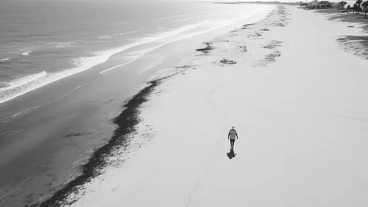 해변에서 다이아몬드 반지를 발견 한 여자-보석상이 그것을보고 창백 해집니다.