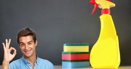 Ha! Research shows: men who clean often live longer!