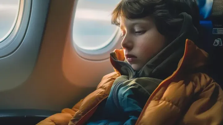 Boy Keeps Making Strange Hand Signals During Flight - When Stewardess Realizes Why, She Orders the Plane To Land