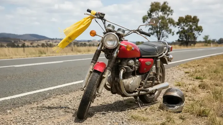 Este é o significado do pano amarelo e de outros sinais secretos dos motociclistas
