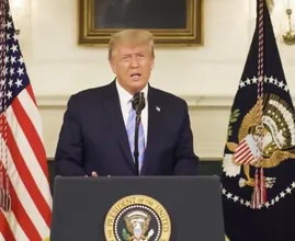 President Trump erkent nederlaag en veroordeelt geweld Capitool