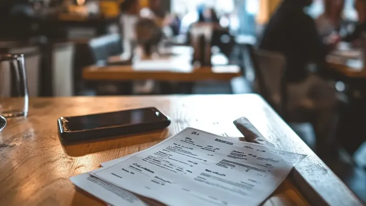 Deux filles laissent au serveur un pourboire de 9,11 $ ; il jette un coup d'œil à la commande et comprend la situation