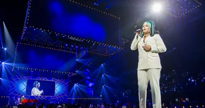 Roxeanne Hazes mist haar broertje Dré bij Holland Zingt Hazes-concerten