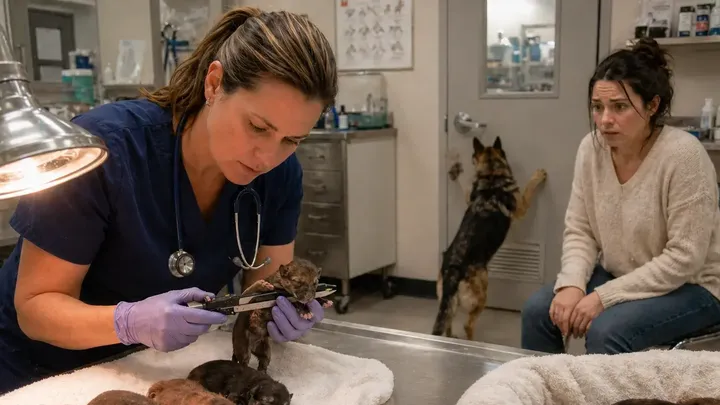 Dog Gives Birth to Puppies – When the Vet Sees Them, She Says "Those Aren't Puppies!”